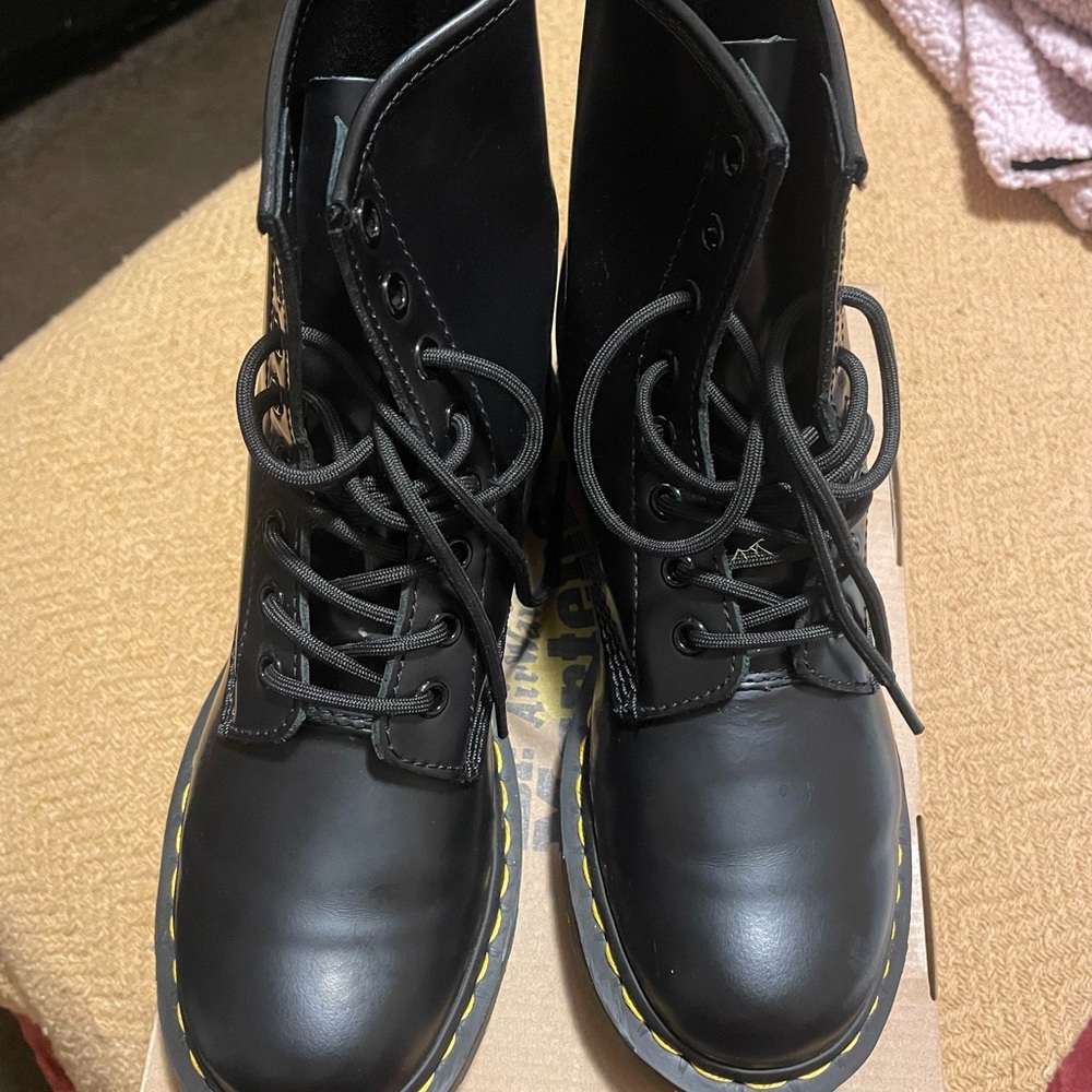 Black Dr. Marten boots